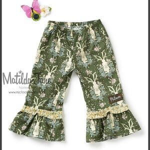 Matilda Jane Platinum Bunny Loving Big Ruffles Size 8 Worn Once RARE